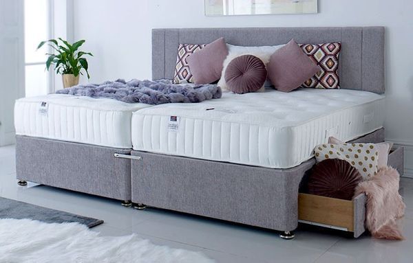 8ft-caesar-bed.jpg The 8ft Caesar Size Pocket Divan Bed - Image 1