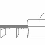 Newport | Sofabed Extra Loose Cover | Capri Light Grey