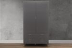 Birlea Arlo 2 Door 2 Drawer Wardrobe - Image 2