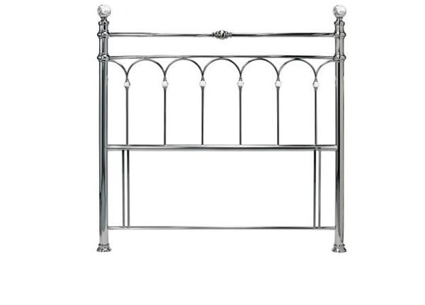 bentley-krystal-nickle-headboard.jpg Bentley Krystal Antique Nickel Metal Headboard - Image 1