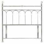 Bentley Krystal Shiny Nickel Headboard