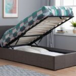 Birlea Berlin Grey Fabric Ottoman Bed Frame