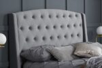 Birlea Balmoral Grey Velvet Bed Frame - Image 2