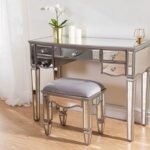 Birlea Elysee Mirrored 5 Drawer Dressing Table