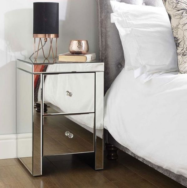 birlea-seville-2-drawer-bedside-table.jpg Birlea Seville 2 Drawer Bedside Table - Image 1