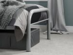Birlea Solo Silver Metal Bed Frame - Image 2