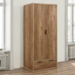 Birlea Stockwell 2 Door + 1 Drawer Wardrobe