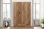 Birlea Stockwell 3 Door + 2 Drawer Wardrobe - Image 2