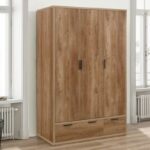 Birlea Stockwell 3 Door + 2 Drawer Wardrobe