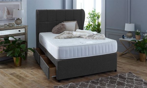 charcoal_midford.jpg Midford Pocket Divan Bed - Image 1