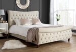 Birlea Copenhagen Stone Fabric Bed Frame