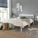 Edessa White Wooden Bed Frame