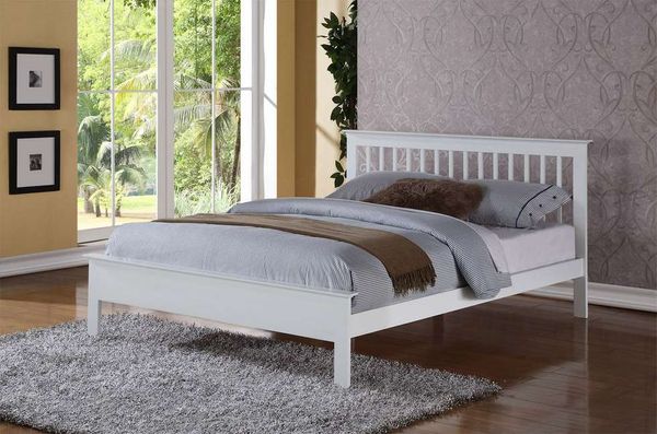 flintshire-pentre-bed-white-finish-980w.jpg Portland Wooden Bed Frame - Image 1