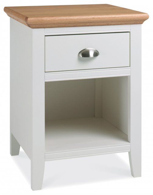 hampsted_1dr_two_tone.jpg Bentley Hampstead 1 Drawer Nightstand - Image 1