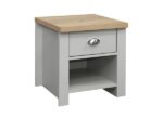 Birlea Highgate 1 Drawer Lamp Table - Image 2