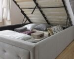 GFW Hollywood Stone Grey Ottoman - Image 2