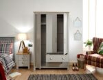 Lancaster 2 Drawer 3 Door Wardrobe - Image 2
