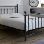Lowrey Black Chrome Metal Bed