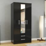 Birlea Lynx 3 Door Combi Wardrobe with Mirror