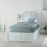 Madrid End Opening Wooden Ottoman Bed Frame