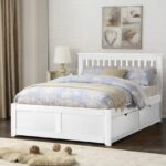 Portland Fixed Drawer Wooden Bed Frame