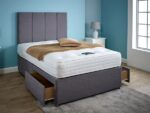 Serenity Silk 2 Drawer Divan Set With Headboard