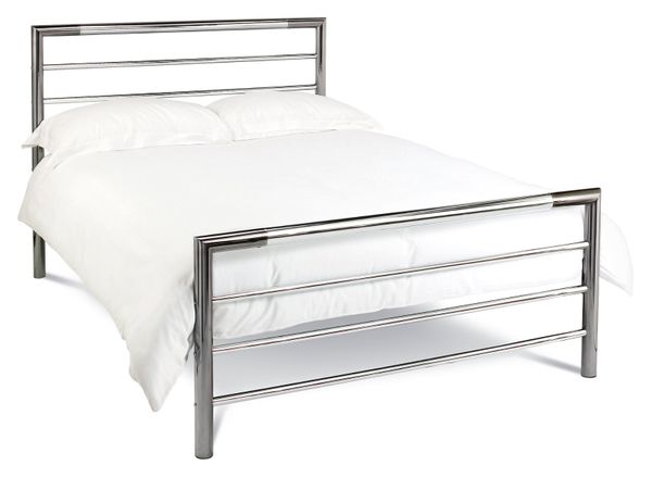 urbany_shiny_nickel.jpg Bentley Urban Shiny Nickel Bed Frame - Image 1