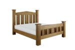 Meridian Oak Wooden Bed Frame - Image 2