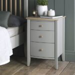 Bentley Whitby 3 Drawer Nightstand