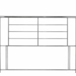 Serene Single Zeus Black Nickel Headboard