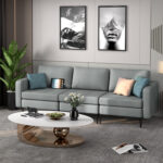Convertible Sofa Couch with Magazine Pockets 3-Seat with 2 USB Port - Image 2