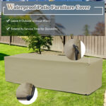 8 Pieces Patio Space-Saving Rattan Furniture Set with Storage Box and Waterproof Cover - Image 8