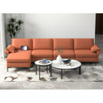 Extra Large L-shaped Sectional Sofa with Reversible Chaise - Image 3