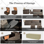 8 Pieces Patio Space-Saving Rattan Furniture Set with Storage Box and Waterproof Cover - Image 10