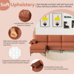 Extra Large L-shaped Sectional Sofa with Reversible Chaise - Image 9