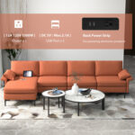 Extra Large L-shaped Sectional Sofa with Reversible Chaise - Image 6