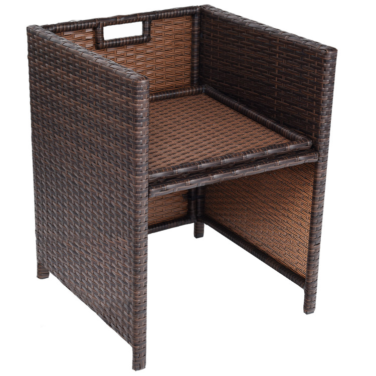 10 Pieces Outdoor Patio Dining Set - Image 6