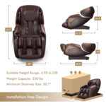 Zero Gravity Full Body Massage Chair with SL Track and Yoga Stretching - Image 4