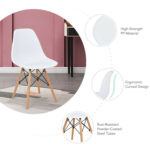 5 Pieces Dining Table Set With Solid Wood Leg - Image 11