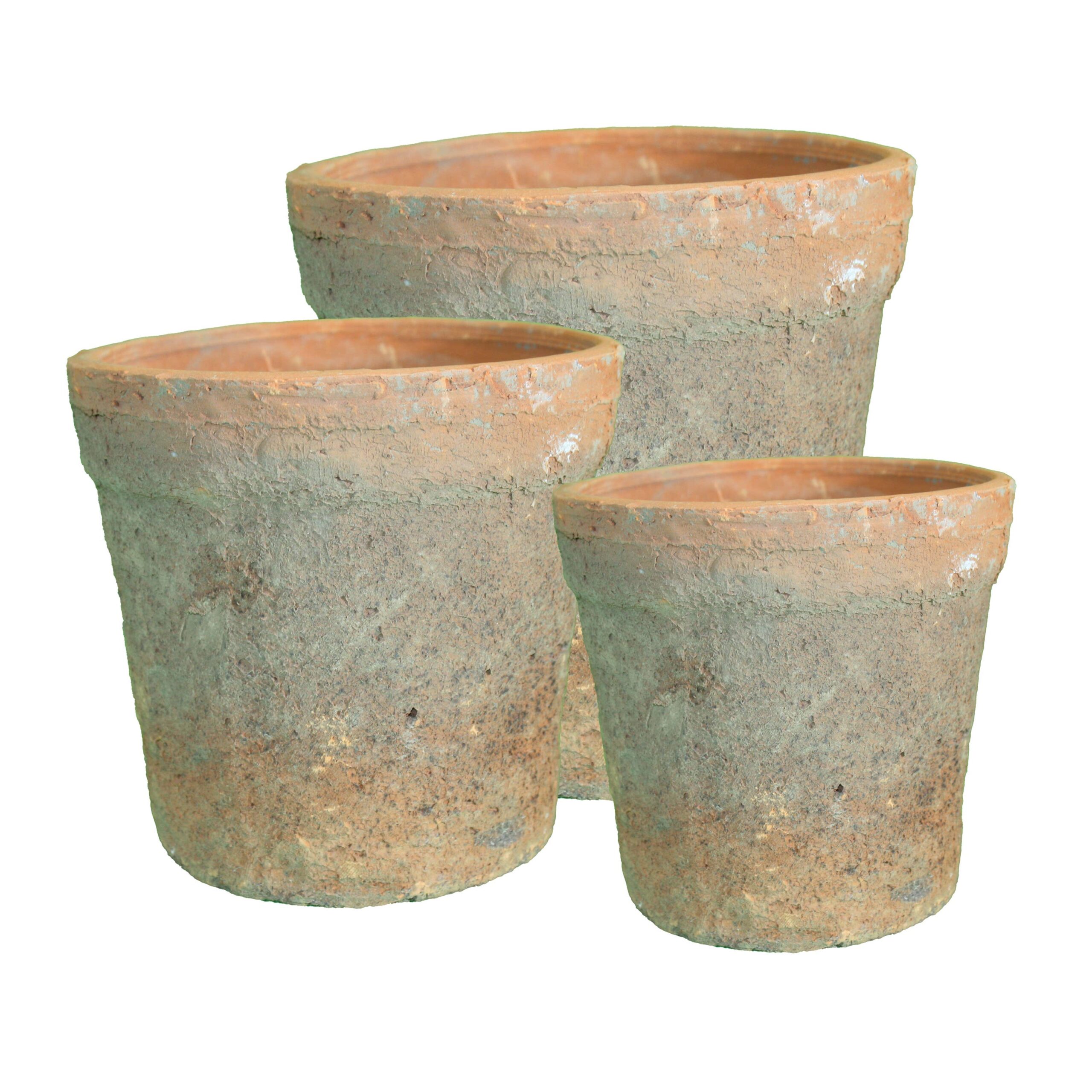 Rustic Redstone Cylinder 4.5"