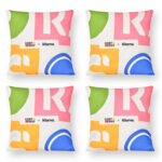 18 x 18 Inches Decorative Square Throw Pillows with Removable and Washable Velvet Pillow Cases