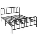 Full/Queen/King Size Metal Bed Frame with Headboard and Footboard
