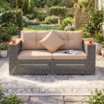 2-Piece Patio Corner Sofa Set with Thick Cushions - Image 2