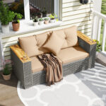 2-Piece Patio Corner Sofa Set with Thick Cushions - Image 3