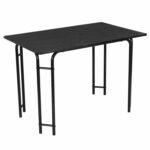 5 Pieces Wood Rectangular Dining Table Set - Image 10
