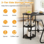 3-Piece Industrial Dining Table Set for Small Space - Image 7