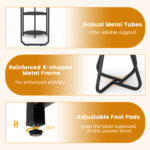 3-Piece Industrial Dining Table Set for Small Space - Image 8
