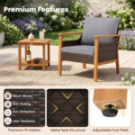 3 Piece Patio Furniture Set - Image 10