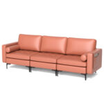 3-Seat Sofa Sectional with Side Storage Pocket and Metal Leg - Image 4