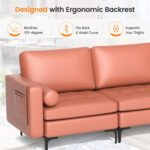 3-Seat Sofa Sectional with Side Storage Pocket and Metal Leg - Image 11